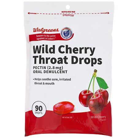 Walgreens Throat Drops Wild Cherry