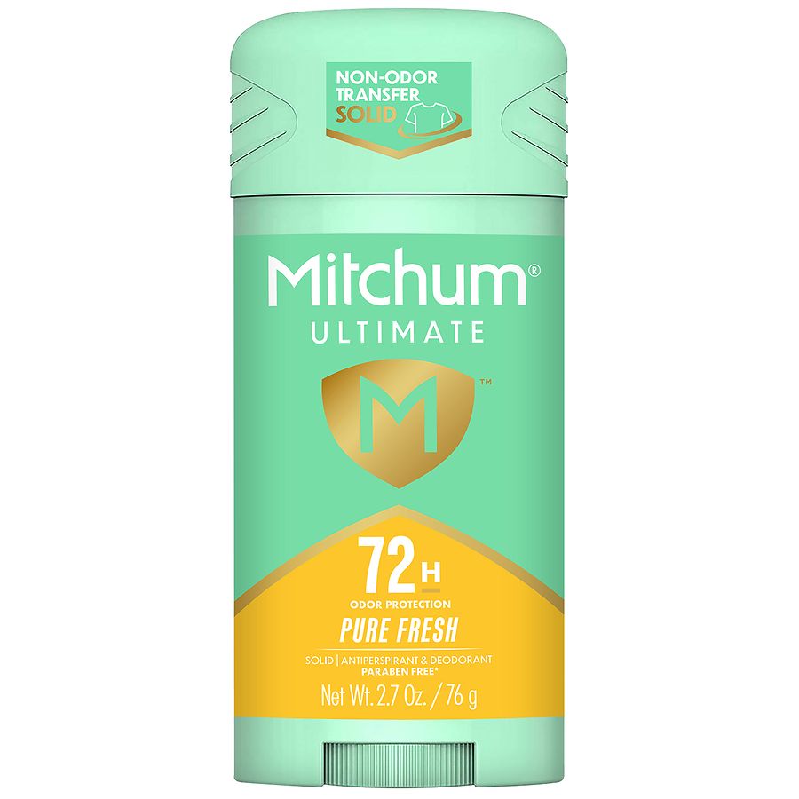 Mitchum 72H Odor Protection Women's Antiperspirant & Deodorant Invisible Solid Pure Fresh