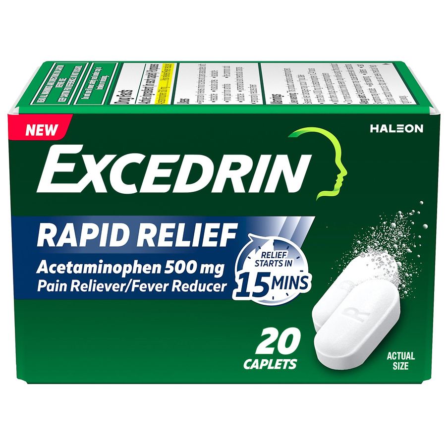 Excedrin Rapid Relief Headache Relief Caplets