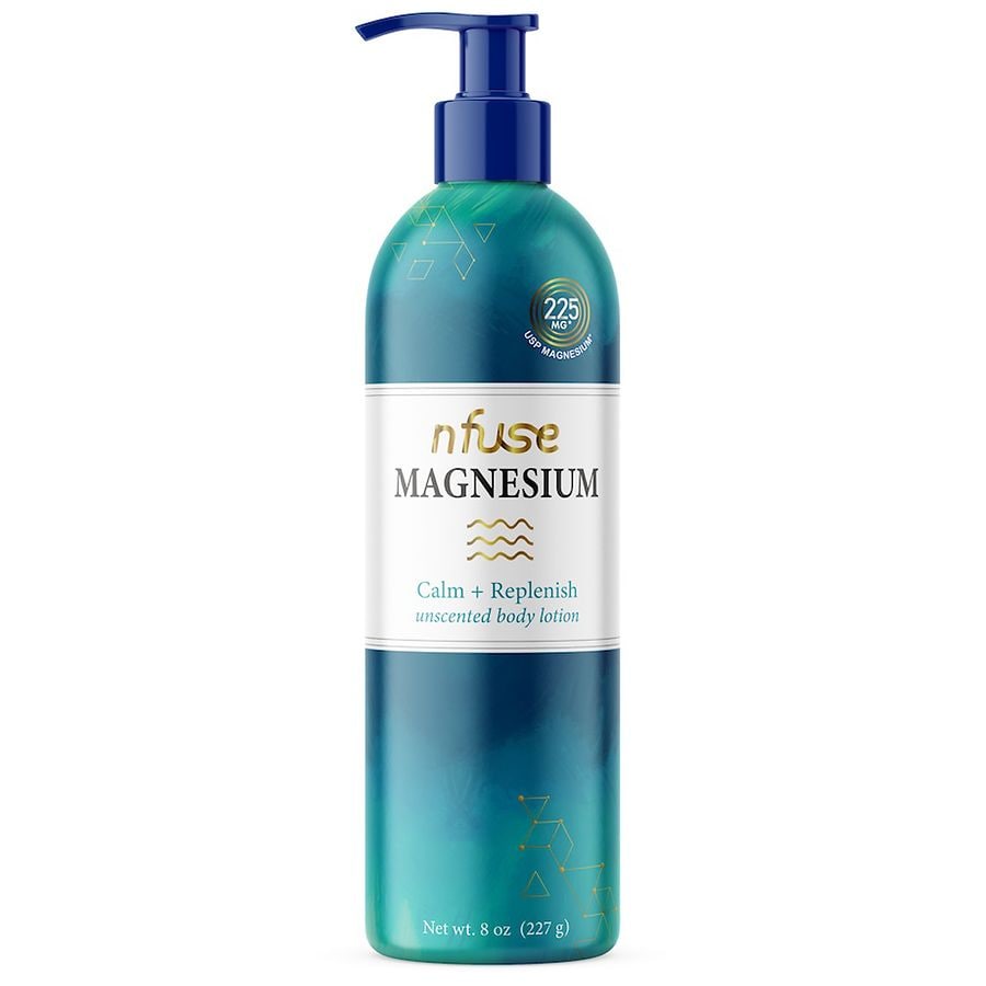 nfuse Magnesium Lotion: Calm + Replenish Unscented | Walgreens
