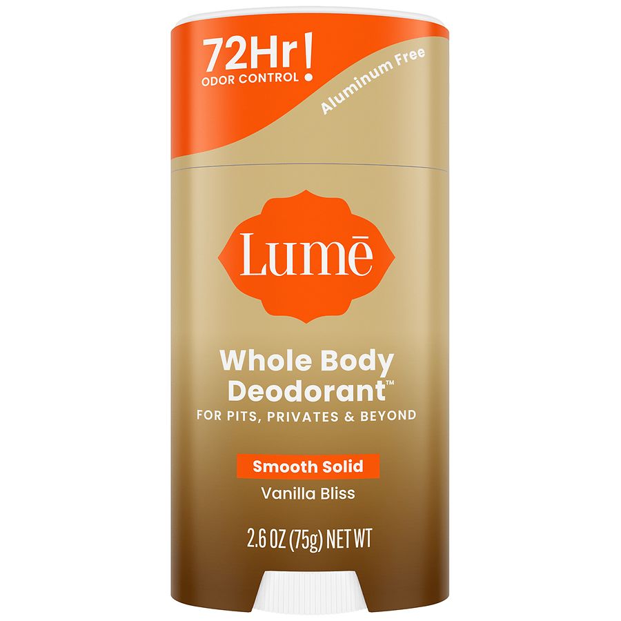 Lume Whole Body Women¿s Deodorant Smooth Solid Stick Vanilla Bliss