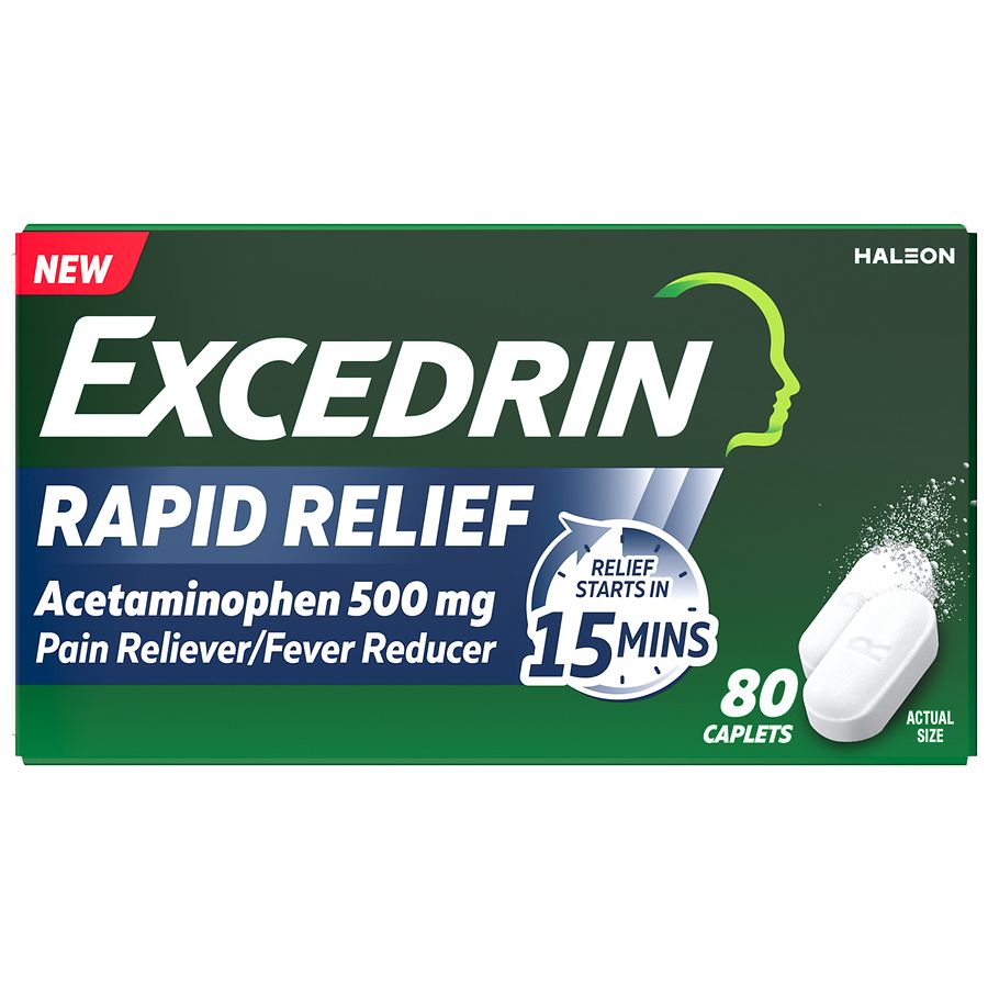 Excedrin Rapid Relief Headache Relief Caplets