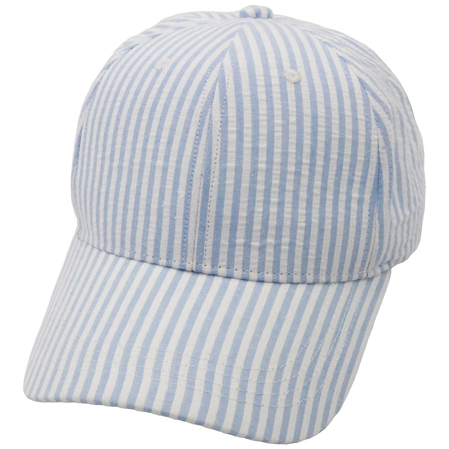Sun Logic Stripe Baseball Hat Blue | Walgreens