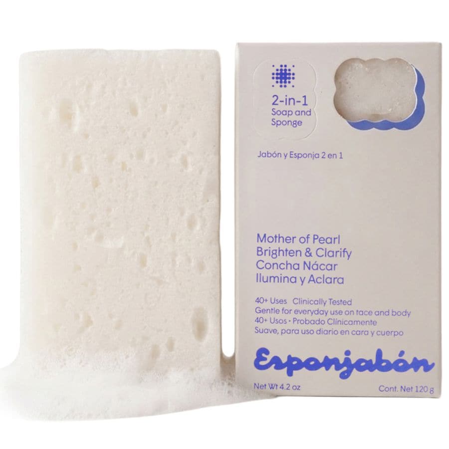 T.TAIO Esponjabon 2-In-1 Soap & Sponge Mother of Pearl