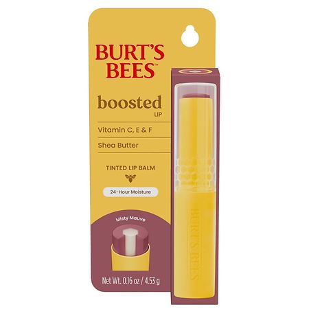 Burt's Bees Boosted - Tinted Lip Balm Misty Mauve