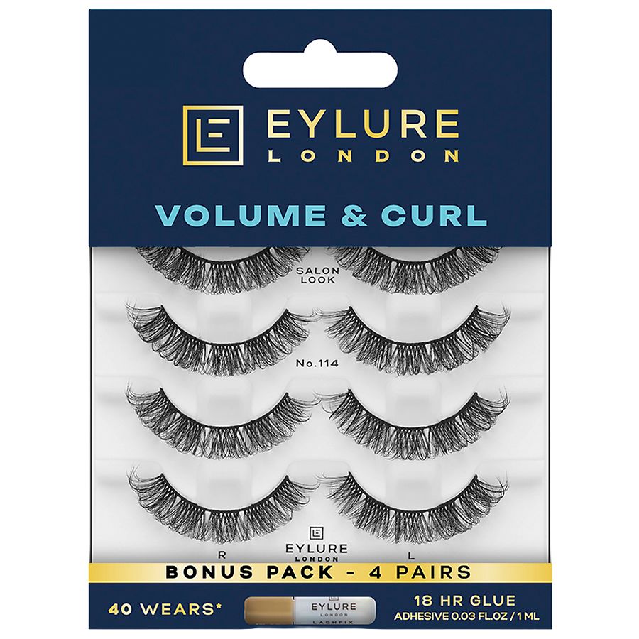 Eylure Volume & Curl Eyelashes Multipack No. 114
