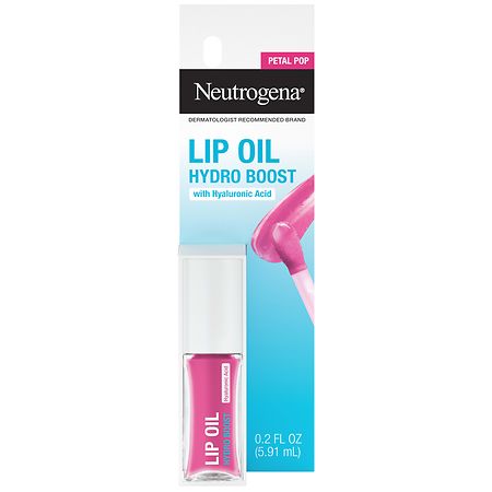 Neutrogena Hydro Boost Tinted Lip Oil with Hyaluronic Acid Petal Pop