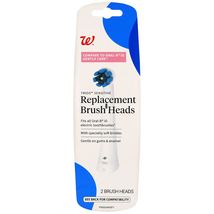 Walgreens Trios Sensitive Replacement Brush Heads