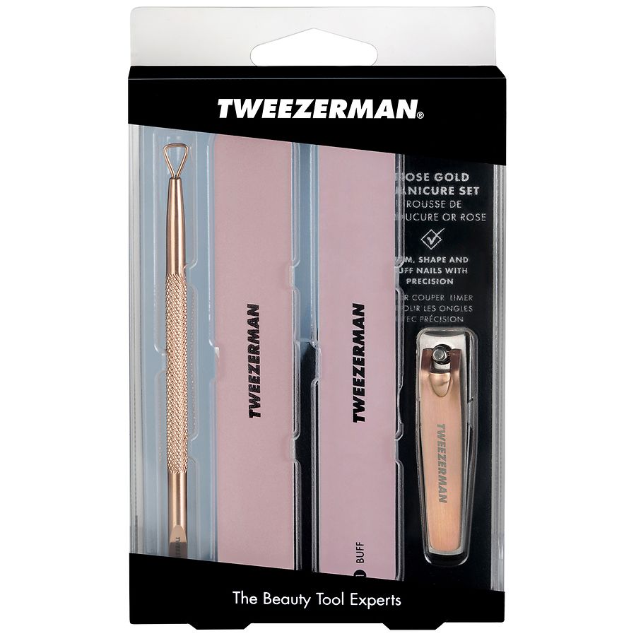 Tweezerman Manicure Kit Rose Gold