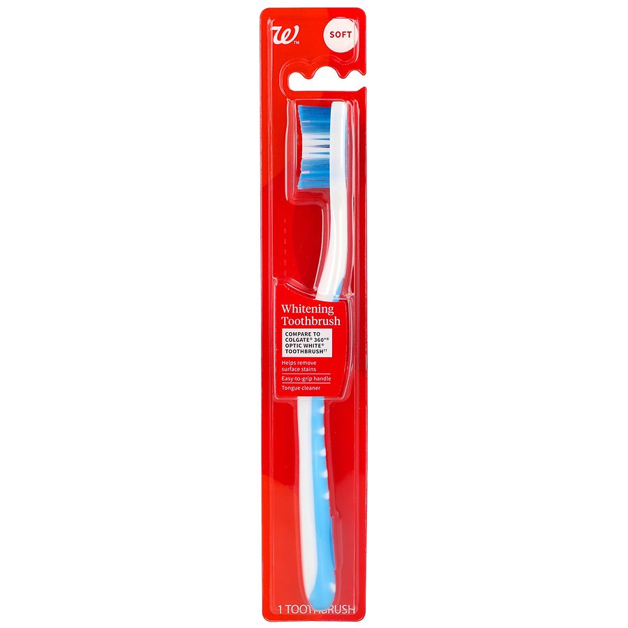 Walgreens Whitening Toothbrush, Soft Assorted | Walgreens