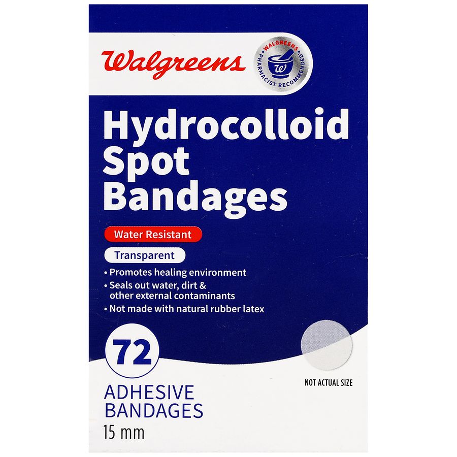 Walgreens Hydrocolloid Spot Bandages