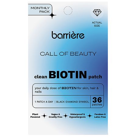 Barriere Call of Beauty Clean Biotin Patches Black Diamond Symbol