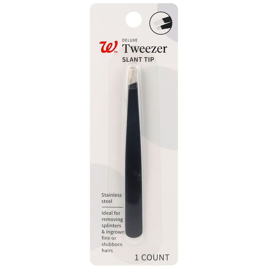 Walgreens Deluxe Tweezer, Slant Tip