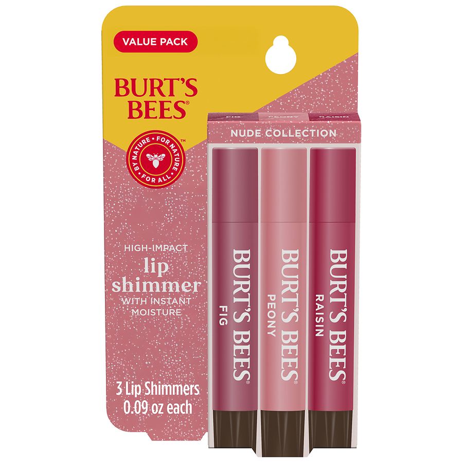 Burt's Bees Lip Shimmer Nude Collection
