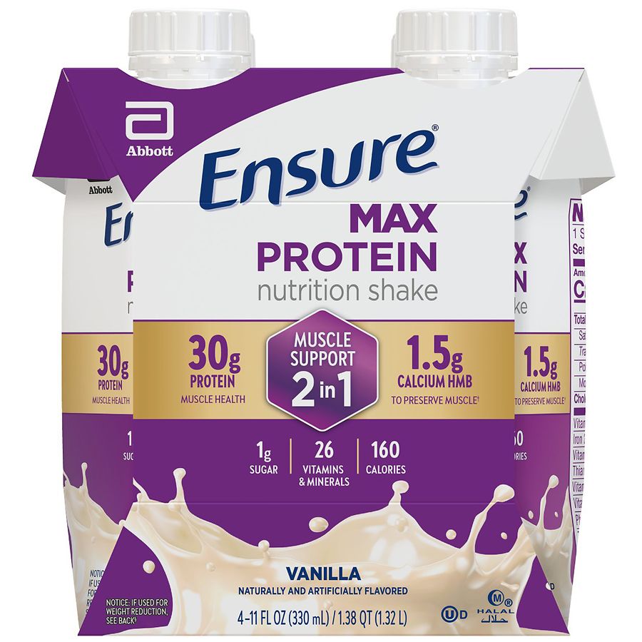 Ensure Max Protein 2in1 Nutrition Shake Ready-to-Drink Vanilla