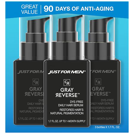 Just For Men Gray Reverse Daily Hair Serum