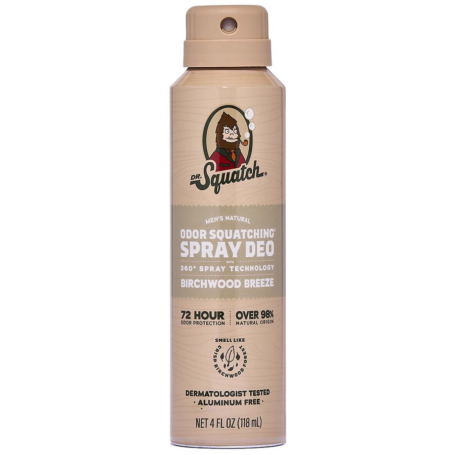 Dr. Squatch Spray Deodorant Birchwood Breeze