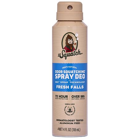 Dr. Squatch Spray Deodorant Fresh Falls