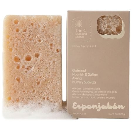 T.TAIO Esponjabon 2-in-1 Soap & Sponge Oatmeal