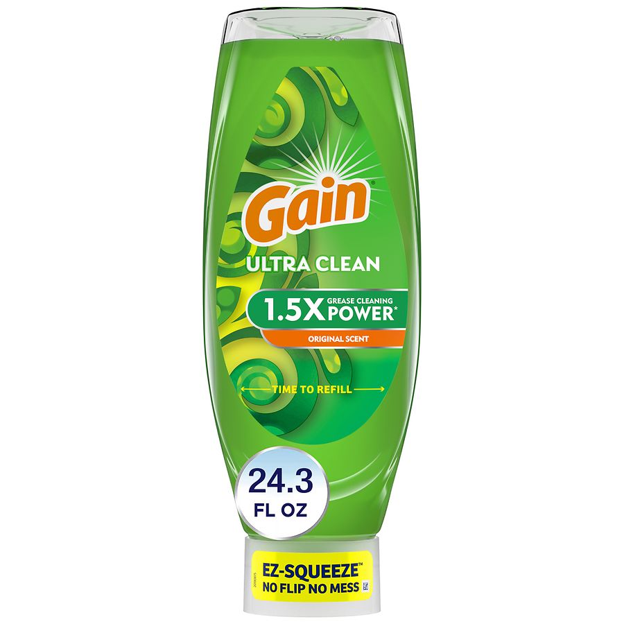 Gain Ultra Clean EZ-Squeeze Dish Soap Original