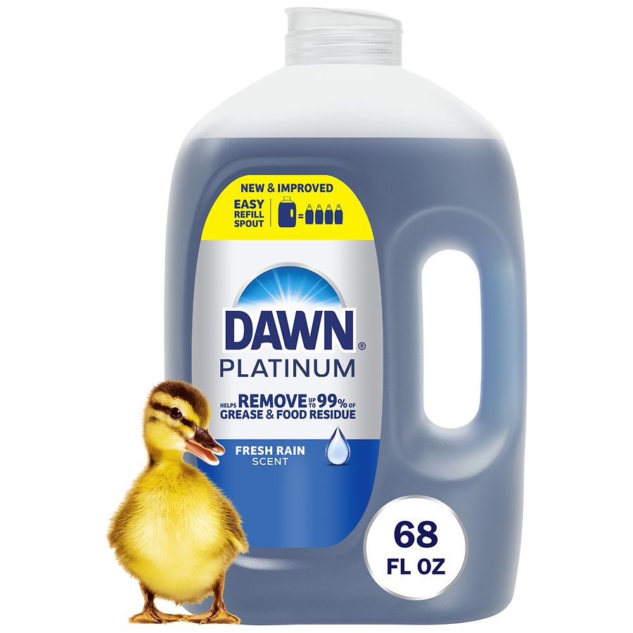 Dawn Platinum Refill Jug Dish Soap Fresh Rain