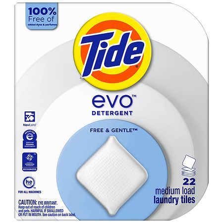 Tide Evo Super Concentrated Detergent, Free & Gentle