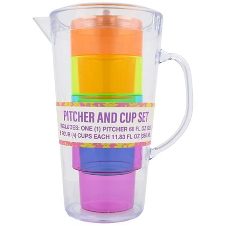 Festive Voice Pitcher and Cup Set - 1.0 set