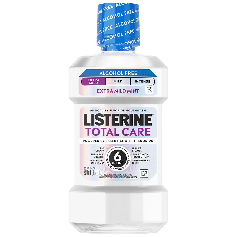 Listerine Total Care Alcohol Free Mouth Wash Extra Mild Mint