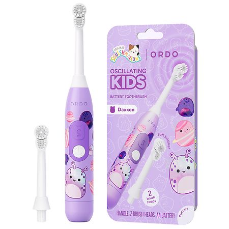 Ordo Oscillating Kid's Battery Toothbrush - Squishmallows Daxxon