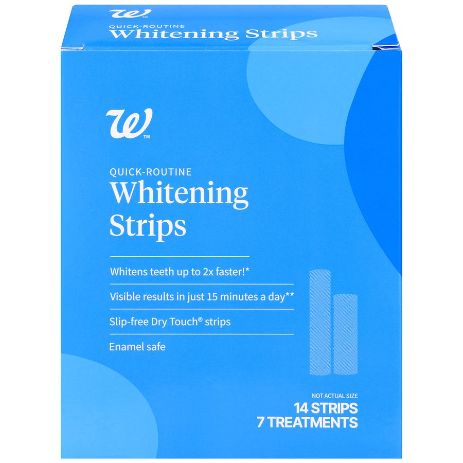 Walgreens Quick-Routine Whitening Strips