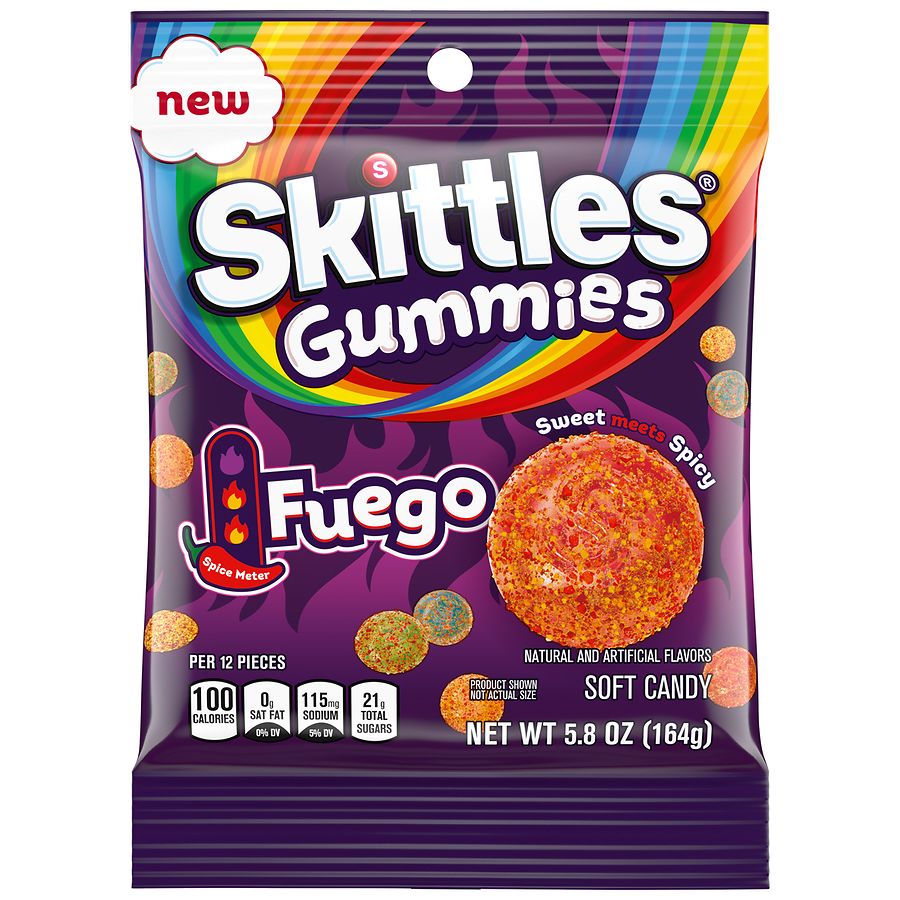 Skittles Gummies Candy Fuego