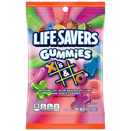 LifeSavers Gummies X's & O's Gummy Candy Variety - 7.0 oz