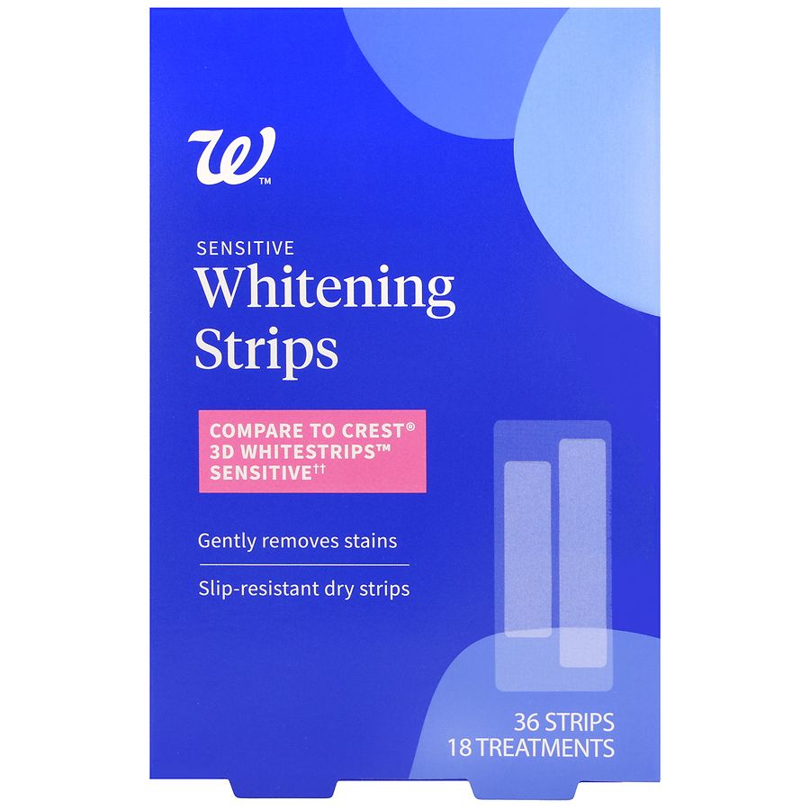 Walgreens Sensitive Whitening Strips