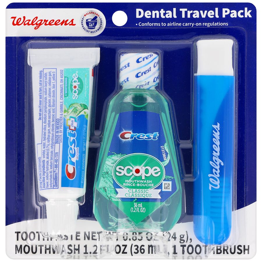 Walgreens Dental Travel Pack