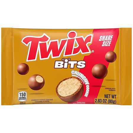 Twix Bits Crunchy Cookie Chocolate Candy