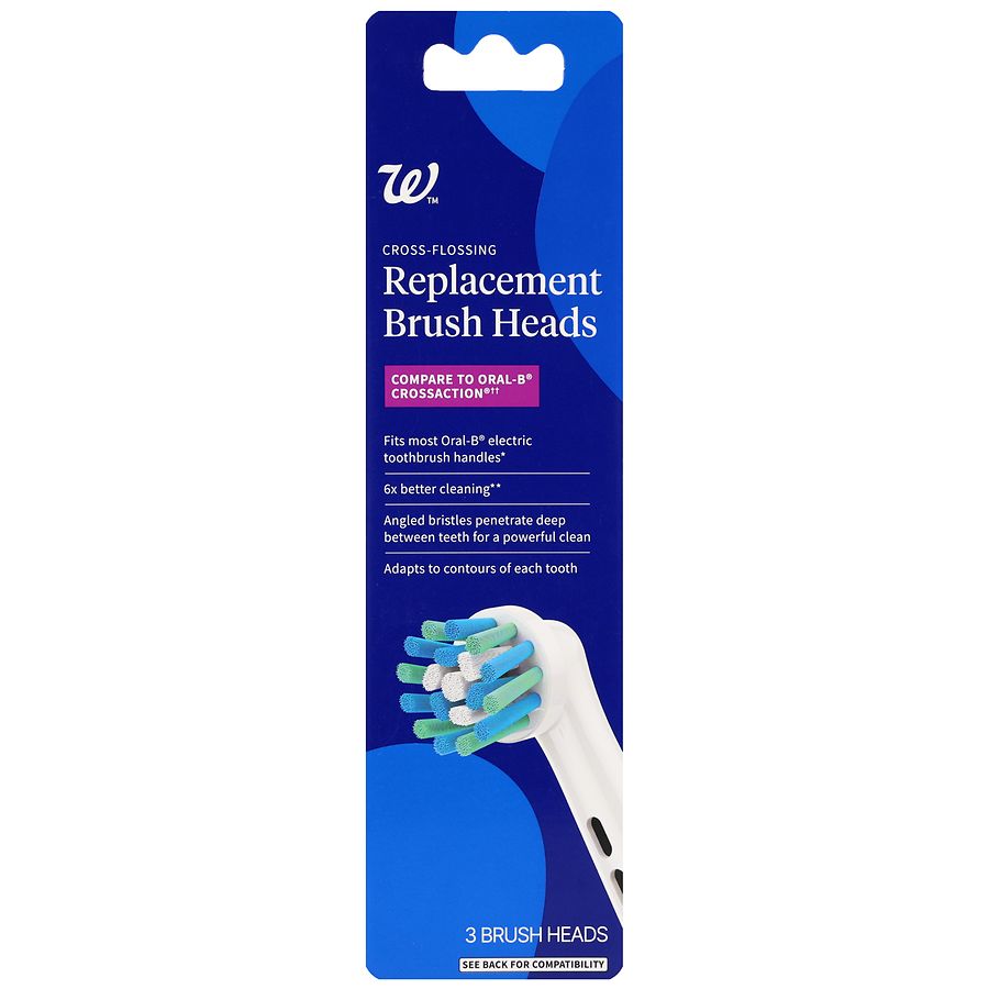 Walgreens Cross-Flossing Replacement Brush Heads