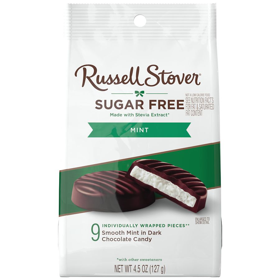 Russell Stover Sugar Free Candy Mint Chocolate