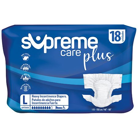 Pampers XXL 36枚入り×8袋　発送準備中 Supreme Care Plus Heavy Incontinence Diapers, Unisex Large, 46