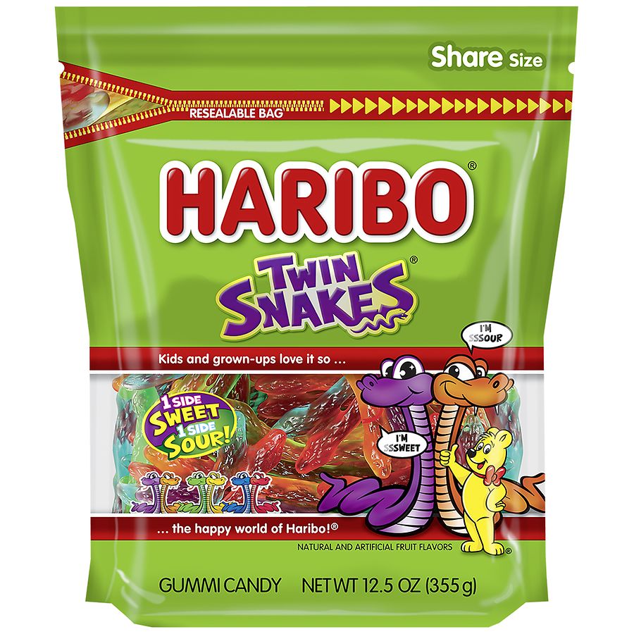 Haribo Twin Snakes Gummy Candy