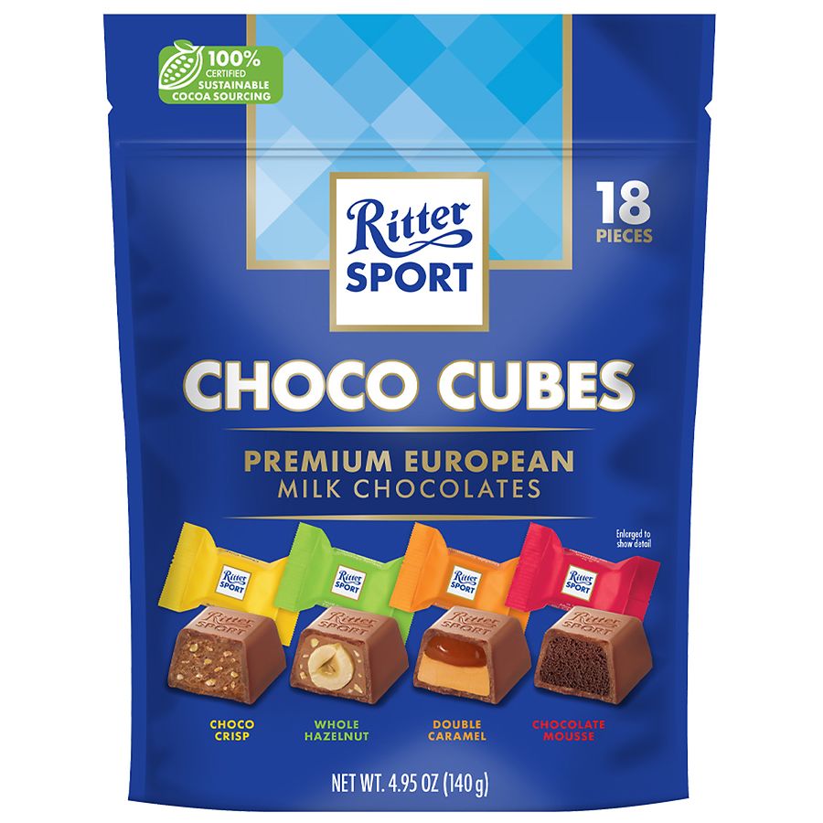 Ritter Premium European Milk Chocolate Choco Cubes | Walgreens