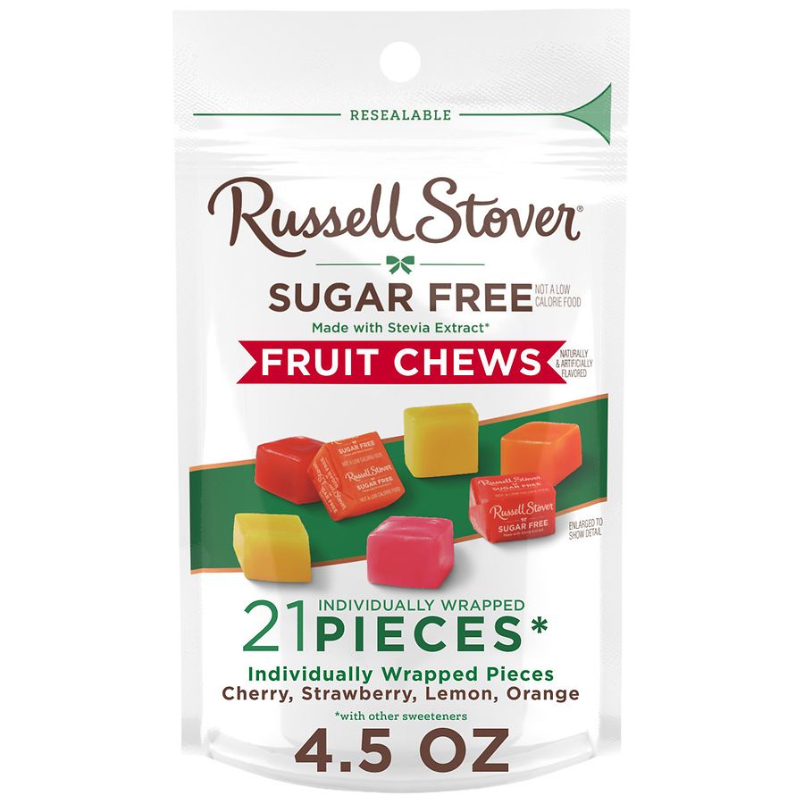 Russell Stover Sugar Free Fruit Chews Candy