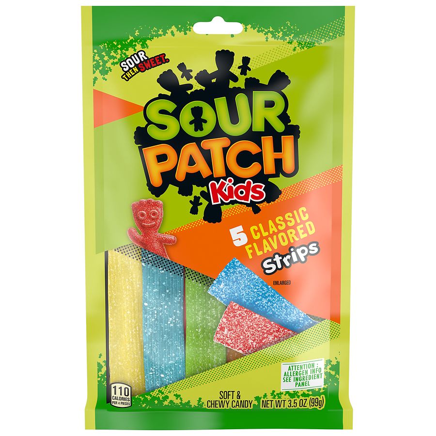 Sour Patch Kids Soft & Chewy Candy Strips
