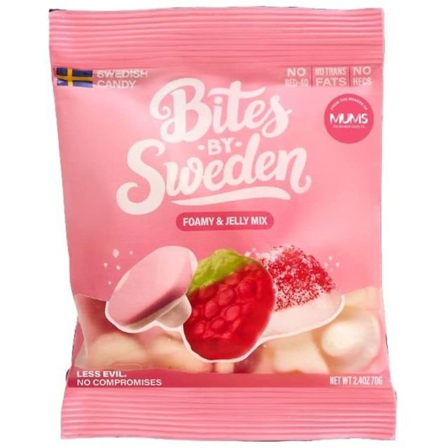Bites By Sweden Swedish Candy Foamy & Jelly