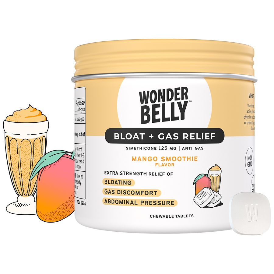 Wonderbelly Bloat & Gas Relief Mango Smoothie