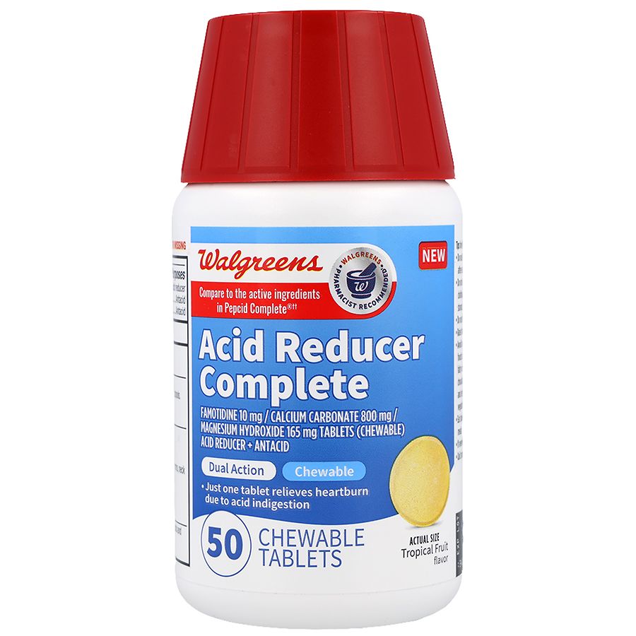 Walgreens Acid Reducer Complete Tropical Fruit
