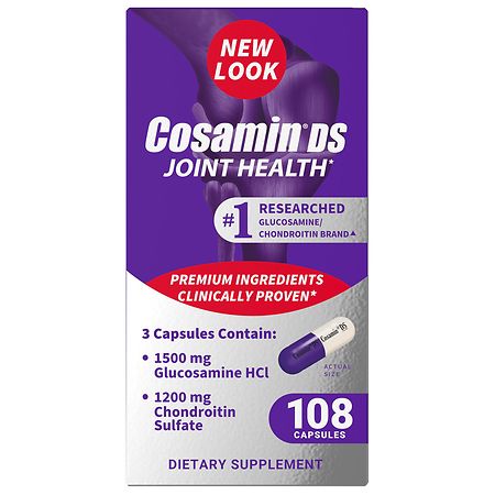 Amazoncom Nutramax Cosamin DS Joint Health Supplement with Glucosamine   Chondroitin for Mens  Womens Joint Health 180 Capsules  Health   Household