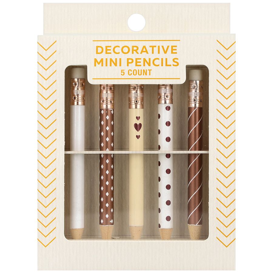 Modern Expressions Decorative Mini Pencils