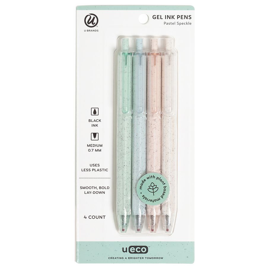 U Brands U-Eco Pastel Speckle Gel Pens