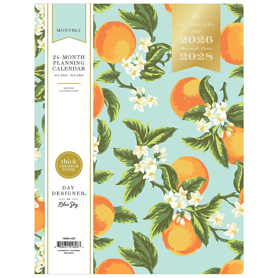 Blue Sky 24 Month Planning Calendar