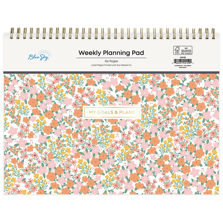 Blue Sky Weekly Planning Pad